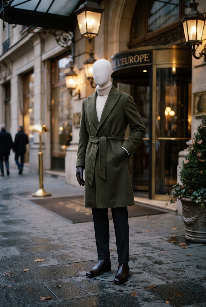 11. Belted Coat With Defined Winter Silhouette