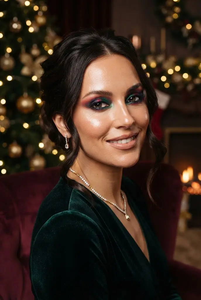 16 Christmas Makeup Ideas for a Glamorous Holiday Look