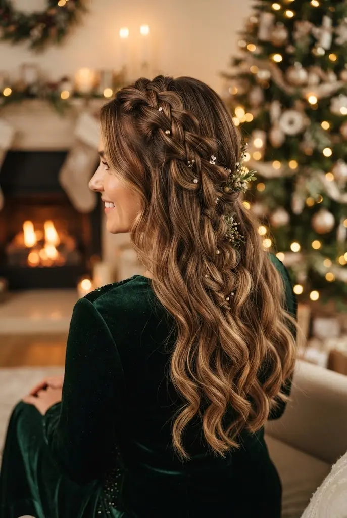 17 Elegant Christmas Hairstyles for a Polished Holiday Look